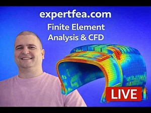 LIVE Stream 20 - Modeling and FEA of Radial Tire with Steel Reinforcements - ANSYS Static & Explicit