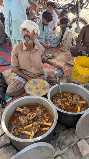 Authentic Pakistani Street Food | Traditional Desi Paya Curry | Village Food
