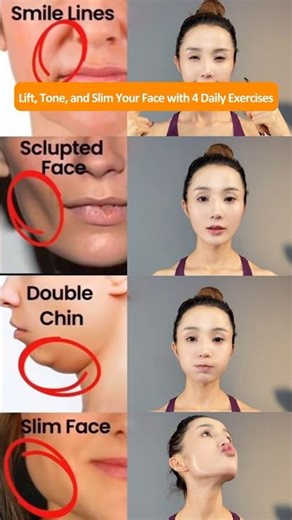 4 Daily Face Yoga Moves That Lift, Sculpt, and Tone Your Face for a Younger, Slimmer Look