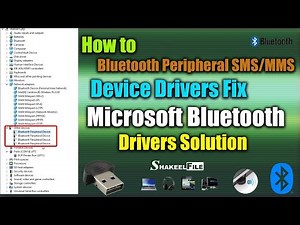 Fix missing driver for Bluetooth peripheral device | Bluetooth Peripheral Drivers Windows 11/10/7