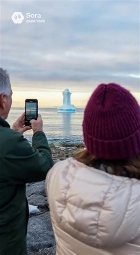 Yes — this is real. The photo and the story behind it are genuine, with a little social-media exaggeration in tone, not substance. What actually happened ✅ \t•\tIn April 2023, an unusually shaped iceberg drifted into Conception Bay, near the town of Dildo, Newfoundland and Labrador. \t•\tLocals photographed it because its shape was humorously suggestive. \t•\tThe iceberg was a natural formation, carved by wind, waves, and uneven melting. \t•\tIt eventually melted and broke apart, like all iceber
