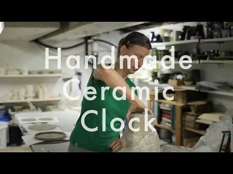 LureArts Pottery Hand Made Ceramic Clock.m4v