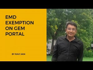 EMD Exemption on GeM portal