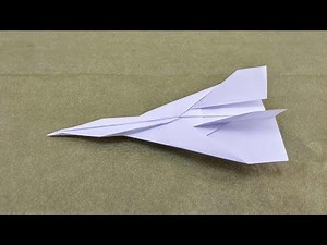 Easy Origami Jet Fighter Step By Step