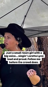 Just a small-town girl with a big voice… singin’ Loretta Lynn loud and proud. Follow me before the crowd does. #CountryMusic #LorettaLynnVibes #RisingStar #JadeBlack #WomenInCountry | Jade Black