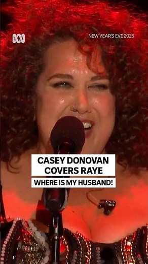 Casey Donovan performs WHERE IS MY HUSBAND! by Raye at ABC's New Year's Eve concert