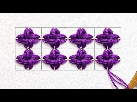 Beautiful Border Embroidery Design 🌿 | Easy Hand Embroidery Border for Beginners Step by Step