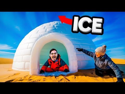 Making Real Ice House IGLOO ! असली का बर्फ का घर🥶 100% Real