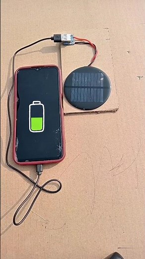 Solar Mobile Charger Project - Mind-blowing idea.