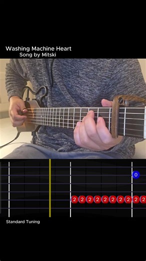 washing machine heart #guitartok #mitski #washingmachineheart | washing machine heart