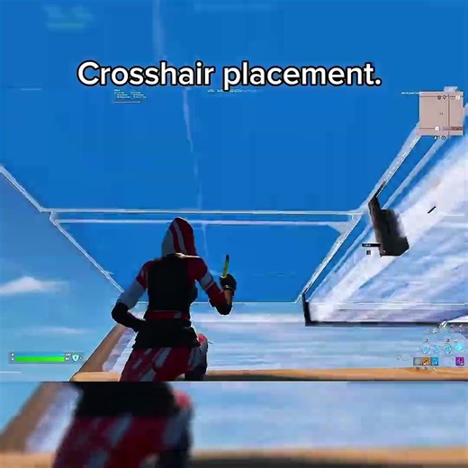 Crosshair placement. #fortnite #gaming