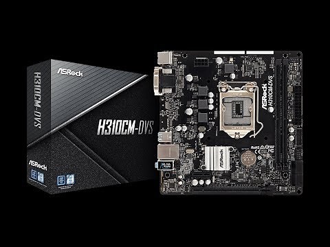 ASRock H310 CM-DVS Motherboard Unboxing and Overview