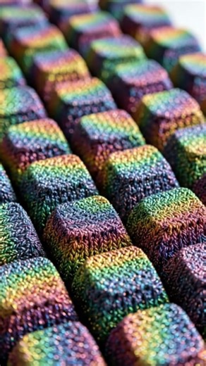 INSANE Tactile Rainbow Keyboard?! ASMR Keypress Heaven | Unique Artisan Keycaps! #Shorts