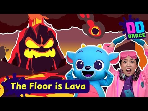 The Floor is Lava 🔥🔥 | DD Dance 🕺 | Homeschool 👩‍🔬 Dr Candy and Dragon Dee💚 | Kids Dance & Exercise