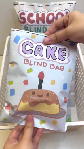 DIY Birthday Blind Bag Cake ASMR Unboxing Tutorial