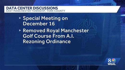 East Manchester Township plans special meeting on AI data centers