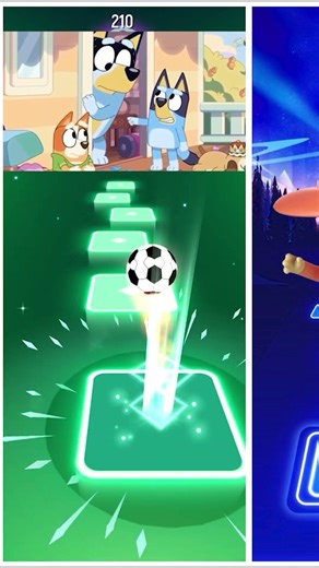 BLUEY BINGO-MINISODES FRIENDS, BLEUY MEGIC, BLUET FUNNY MOMeNTS ★★TILES HOP