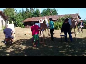 Stage de modèle vivant à l'atelier de peinture Edith GORREN 2016