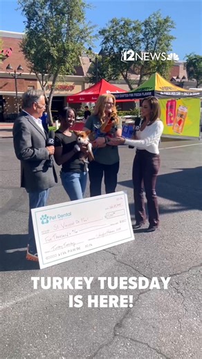 Turkey Tuesday is here! We are out in the East Valley at the Bashas' near Elliot and Higley roads to help raise money for those in need this holiday season. | 12News