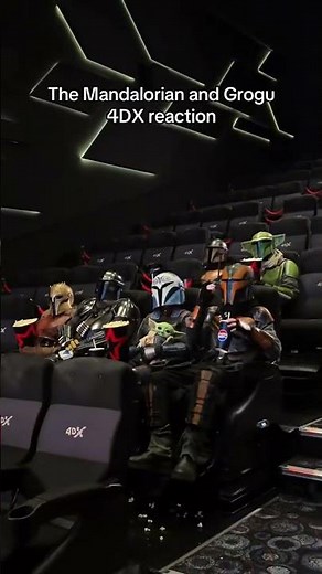 This is the Way! Our Mandalorian’s went all out for their 4DX Reaction 🪖💚 | Cineworld