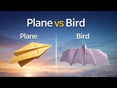 How to Make a Paper Plane Fly Like a Bat |Flying Paper Plane Like Bat 2 like bad plane | Mad Times