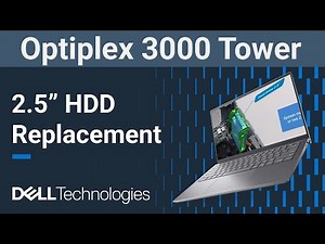 Dell Optiplex 3000 Tower | How to replace the 2.5" hard disk drive (HDD)