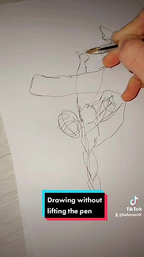 One line drawing challenge with gesture drawing! Can you do any better withouth lifting the pen? #oneline #onelinedrawing #onelinedraw #onelinedrawingchallenge #gesturedrawing #artchallange #tiktokart #tiktokartchallenge #noliftingpenchallenge #noliftingpen