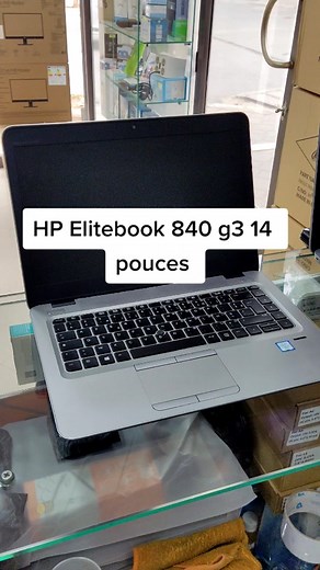 hp Elitebook 840 g3 occasion très propre, i5 6300u ram 8go extensible ssd m2 128go plus support HDD, 14