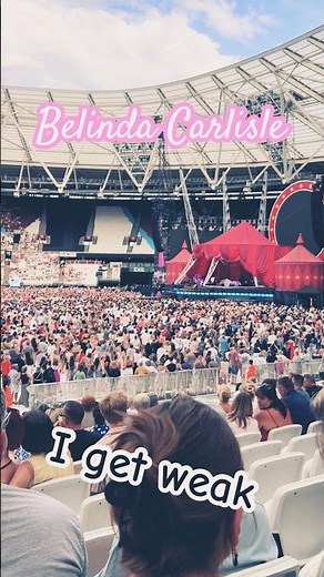Belinda Carlisle - I get weak, London Stadium, 27/06/26