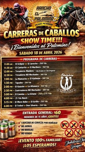 Carreras🏇 💨🔥DE CABALLOS BIENVENIDOS Al Palomino ⚜️