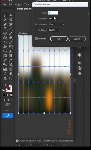 Illustrator Secret Tool – Gradient Mesh Blur #illustrator