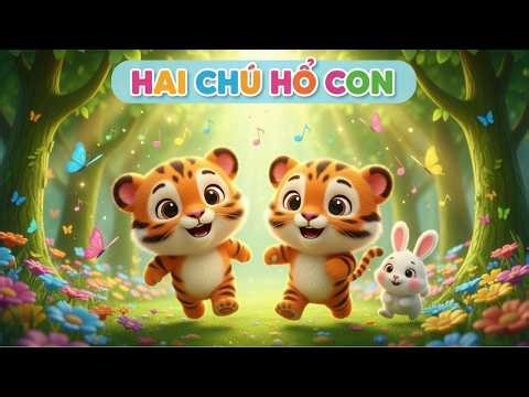 🐯 Hai Chú Hổ Con | Ca Nhạc Thiếu Nhi Động Vật Vui Nhộn Cho Bé 🌈 Hari Kids Songs
