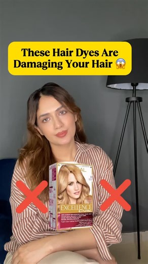 Dr. Mahnoor Babar | Skin & Aesthetics on Instagram: "What Makes a Hair Dye Safe? If you’re looking for a hair dye that won’t damage your hair in the long run, it’s important to avoid harsh ingredients like ammonia, ammonium hydroxide, PPD (p-phenylenediamine), resorcinol, and hydrogen peroxide. These chemicals are commonly found in box dyes and salon treatments, but they can cause allergic reactions and make your hair dry, porous, brittle, frizzy, and prone to split ends over time. While these d