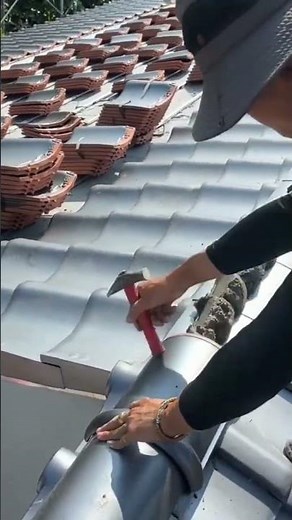 Installing a roof using tile materials creates a strong,durable,and weather-resistant house covering