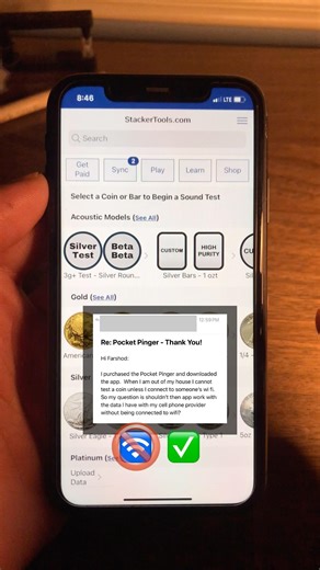Sync app before going offline. No Wi-Fi needed