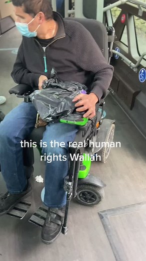 the bus touches the ground for one pessanger that he never feel he is handicaped #francetiktok #humanity