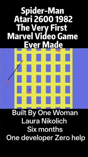 Spider-Man Atari 2600 1982 | The Very First Marvel Video Game Ever Made #atari2600 #retrogaming