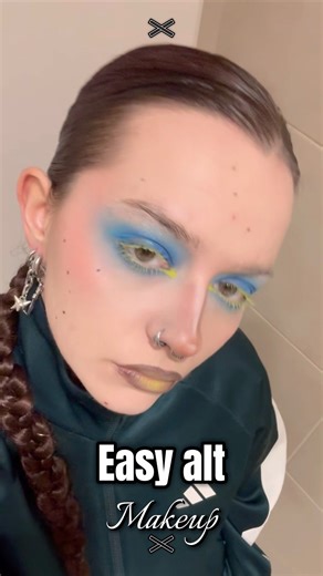 Fast alternative makeup #makeup #makeuptutorial #alternative #alt #makeuplook #grunge #tutorial