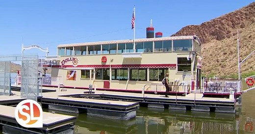 Take a scenic cruise on Canyon Lake aboard the Dolly Steamboat