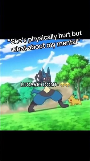 lucario pikachu is not a golf ball 😭