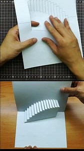 3d staircase card｜Paper craft｜Origami｜Kirigami｜Pop up card｜樓梯卡片製作 #art #diy #architecture