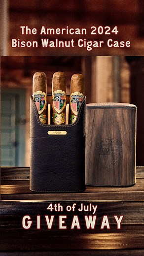 We're excited to celebrate Independence Day with a special giveaway from our 4th Generation Owner, Drew Newman. Watch as he unveils the stunning new 2024 The American Bison Walnut Cigar Case.We're giving away case #1 of only 250 made! This limited-edition cigar case is unique because both the case and the special cigars inside are all-American. Made from iconic American Bison leather from Ted Turner’s ranch in Montana and classic American Walnut wood, the craftsmanship is truly exquisite. Inside