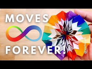 Origami Fidgets Kaleidoscope Origami Anti-stress | Origami Fidget Toys Easy Tutorial [YochiCraft]