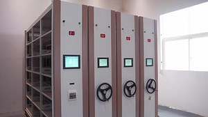 Mobile Compactor Storage Archive Filing Cabinet Mobile Shelving Dense Cabinet Rack Mobile Shelves Shelving System for Office