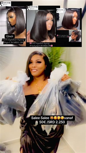 😍🥳🤏🤏Clock it 🤏🤏🤏🤏🤏 Onze bopwigs sale gaat door 🥳 Heb je nog geen boppruik 😩 Girl dan moet je bij Queens zijn 😍🥰 Whole sale price 💪🏽🤏 quality 🤏 Kom snel langs want op is op 🥳🥳🥳 🟢8 inch prijs € 50/SRD 2.250 🟢10 inch prijs € 60 /SRD 2.700 🟢12 inch prijs € 70/SRD3.150 | Queen's fashion and more
