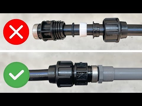 Don't make this mistake! Practical techniques to connect PVC pipe to HDPE pipe anyone can do