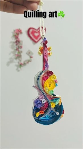 #quillingart #diycrafts #keychain #diy #shortsfeed #cute