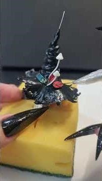 Making a Witchy Hat Earring from Polymer Clay