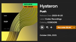 NEW MUSIC 🎧 Happy to announce a brand new banging Push track coming up October 20; on one of the new breed Techno labels from the moment, Codex Recordings! Getting ready to bring the energy and nasty [old skool] vibes! Pre-order 'Push - Hysteron' 👉🏻 https://lnk.to/cdx215 | M.I.K.E.