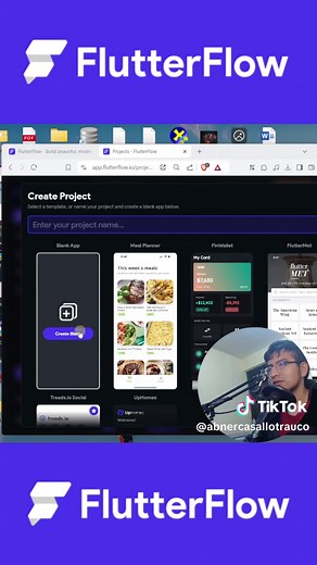 Aprende a crear una aplicación en 1 hora sin programar usando @flutterflow.io #nocode #lowcode #flutterflow